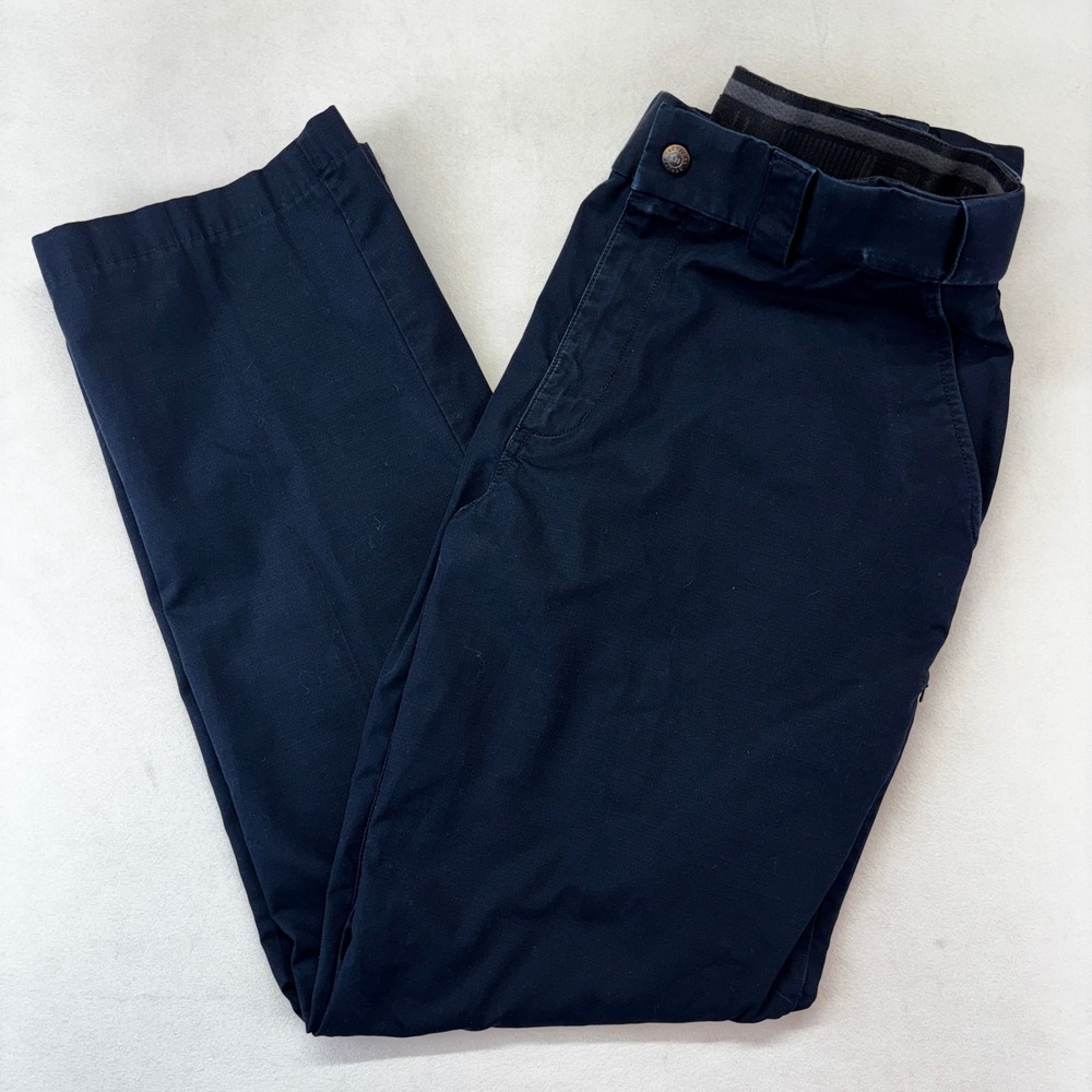 5.11 Tactical Series Pants Mens 36  Blue Ripstop Straight Leg Utility Trousers